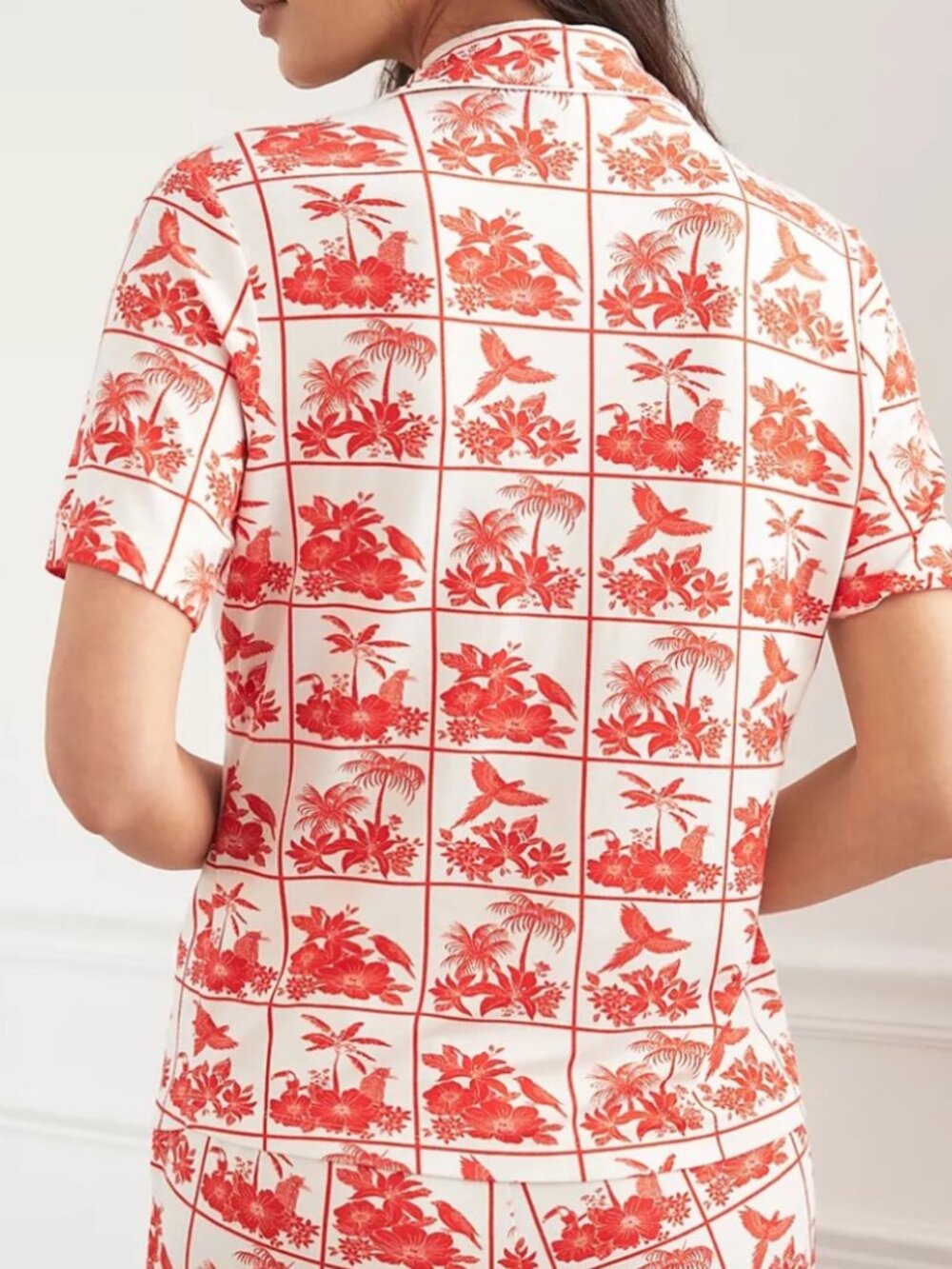 Farm Rio Tropical Tile Pajama Set - Picture 4 of 8
